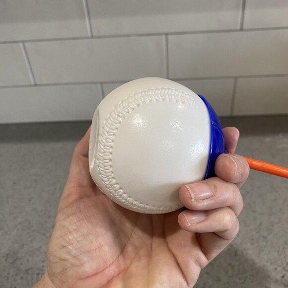 Vintage Disney Collectible Baseball Cup Straw MICKEY MOUSE Disneyana Gift Kids - Picture 3 of 4